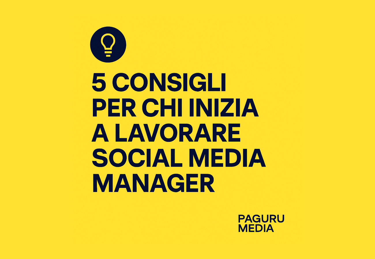 5 consigli per chi inizia a lavorare come Social Media Manager 2025